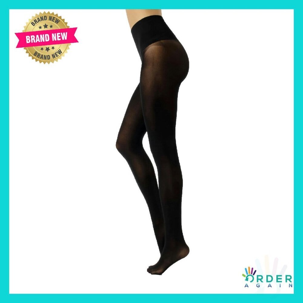 Seamless Opaque Tights Elegant Comfort Fit Italian Hosiery 50 Den